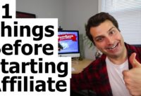 11 Things to Do BEFORE You Start Affiliate Marketing