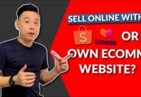 Start Selling Online on Shopee/Lazada or Own Ecommerce Website?