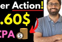 1.6$ Per Action (CPA Marketing Tutorial For Beginners)